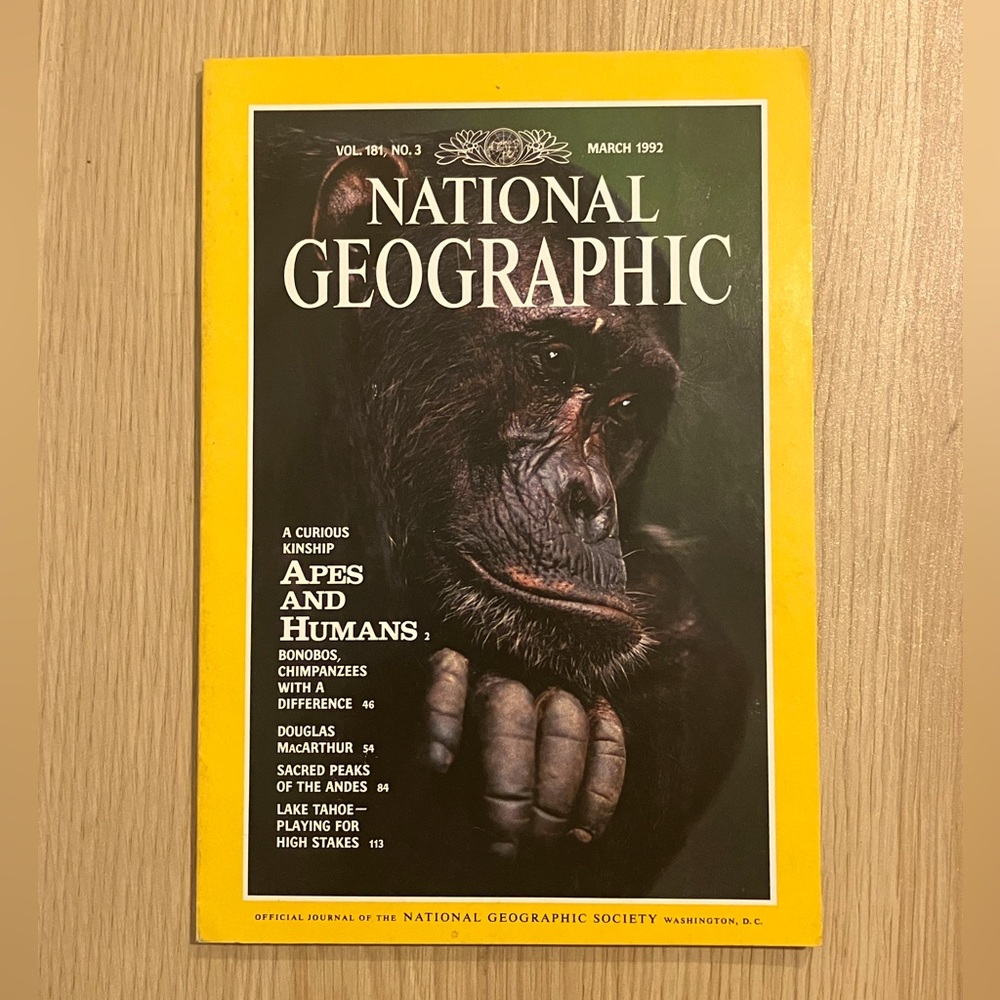 National Geographic Magazine Vol 181, NO 3 March 1992